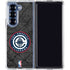 NBA Los Angeles Clippers Black Rust Galaxy Z Fold6 Clear Case